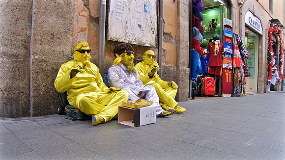 Sliving Statues  Roma