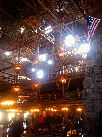 Old Faithful Inn Inside