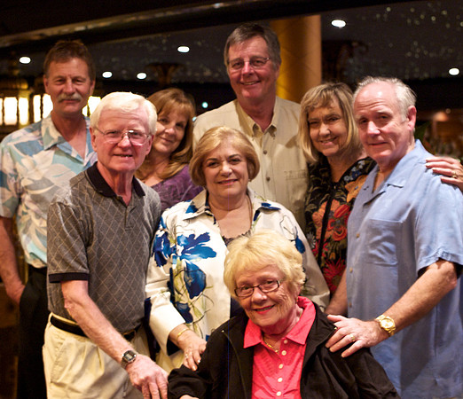 Dan, Kevin, Kathy, Frances, David, Marge, Marcie and Peter