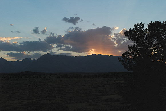 Sunset Over Grand Teton's