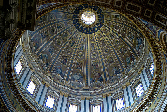 Basilica St. Peters Dome Ceiling