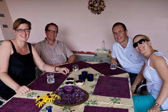 Caroline, Matti, Markus and Nadine