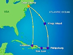 cruise map