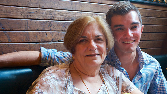 Mark with Nana