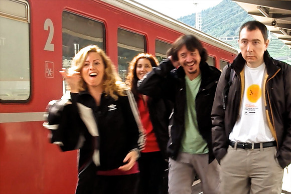 Cristina, Magda, Jorge and Enrique